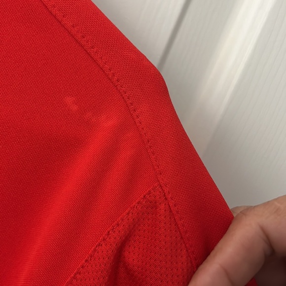 Ohio State Buckeyes OSU Nike Polo Red Men's Size Large Dri Fit NWOT - Picture 4 of 4